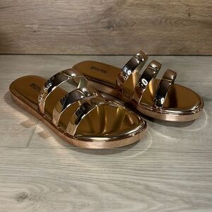 Michael Kors Keiko Slide Rose Gold
